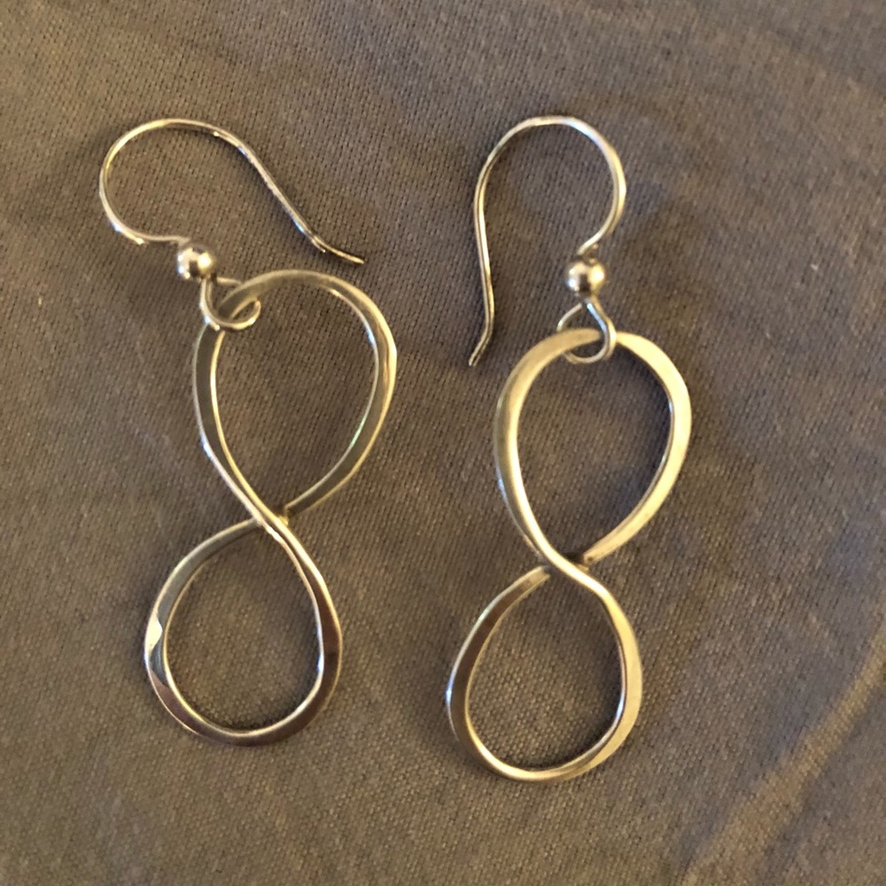 Sterling Silver Infinity Earrings